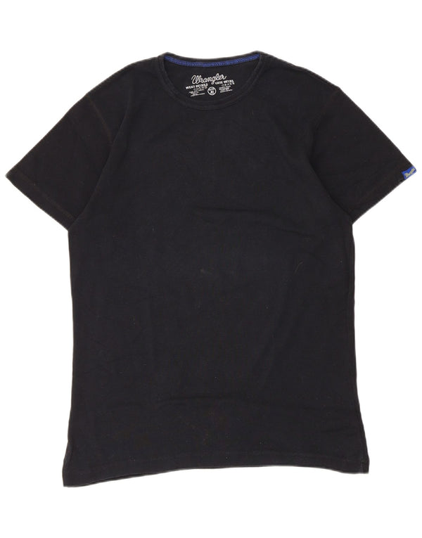 Wrangler Hombre Camiseta Top XL Azul Marino Algodón