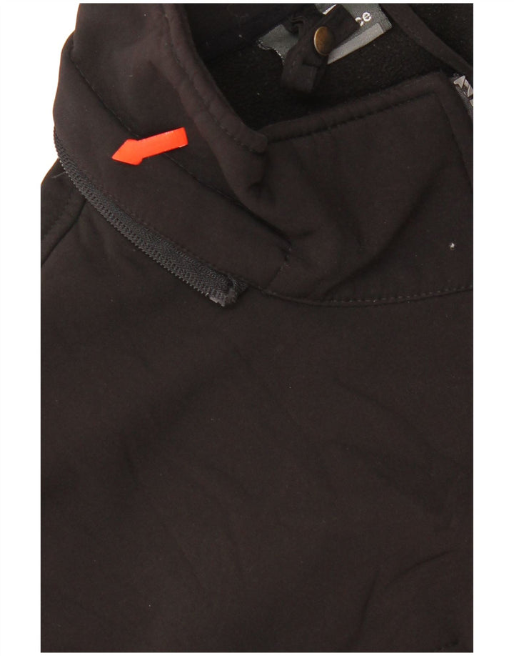 New Balance Chaqueta utilitaria para hombre UK 38 Mediana Poliéster negro