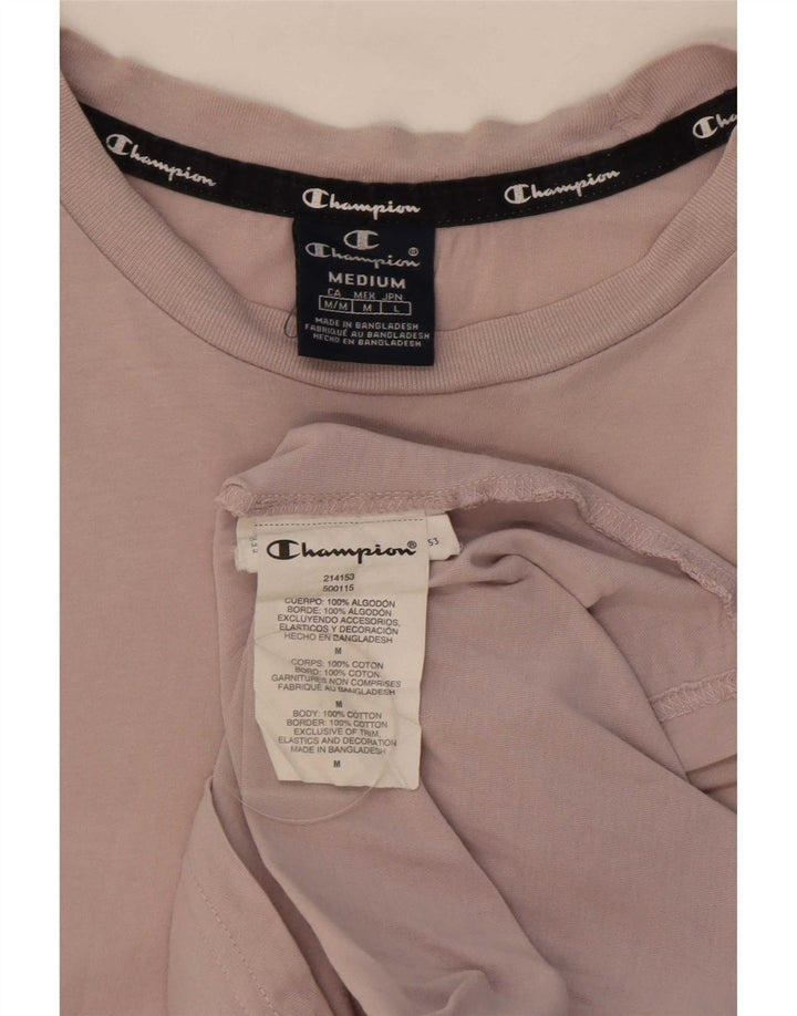 Champion Camiseta Hombre Top Medium Rosa Algodón