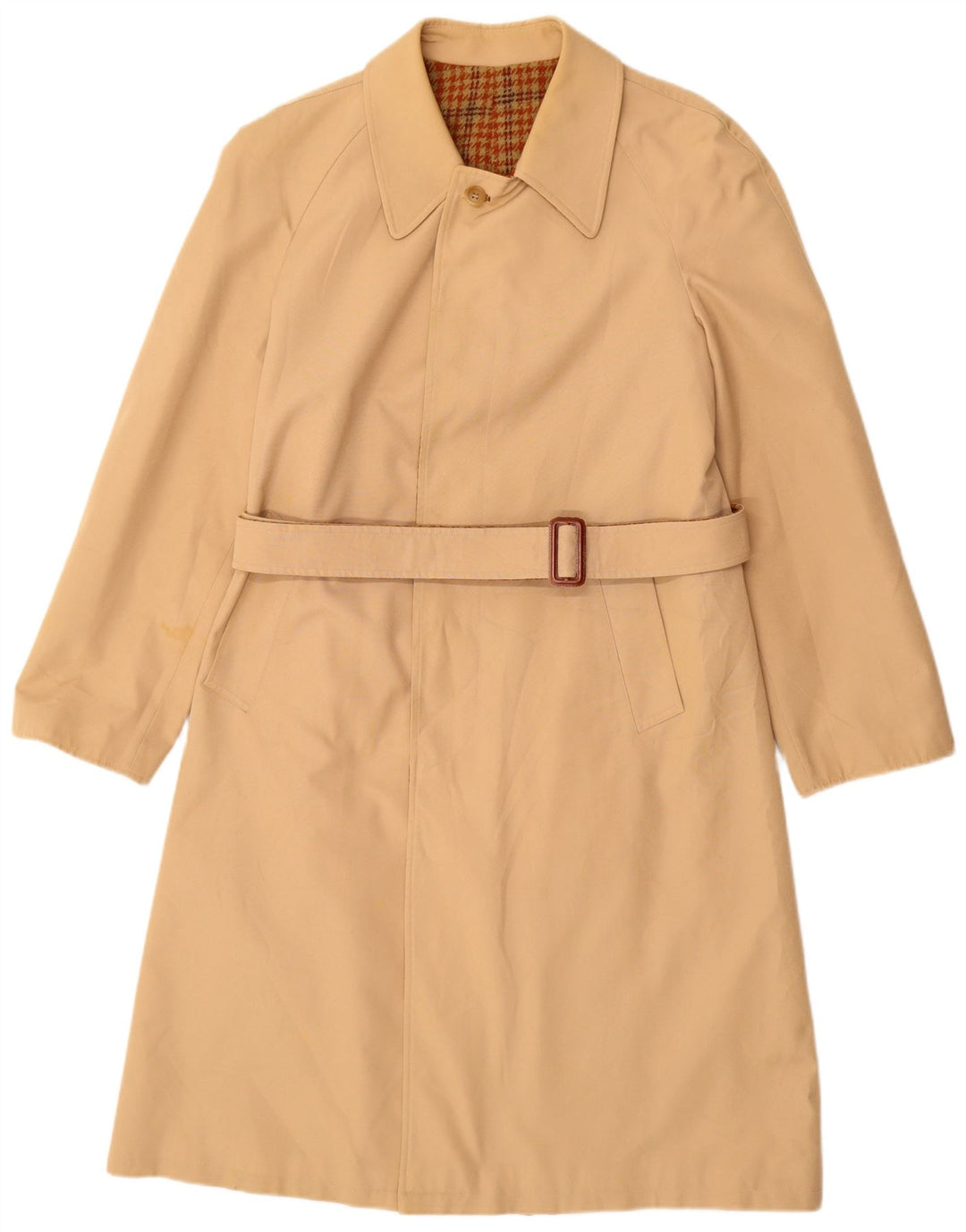 Vintage mujer abrigo Reino Unido 12 Medio Beige