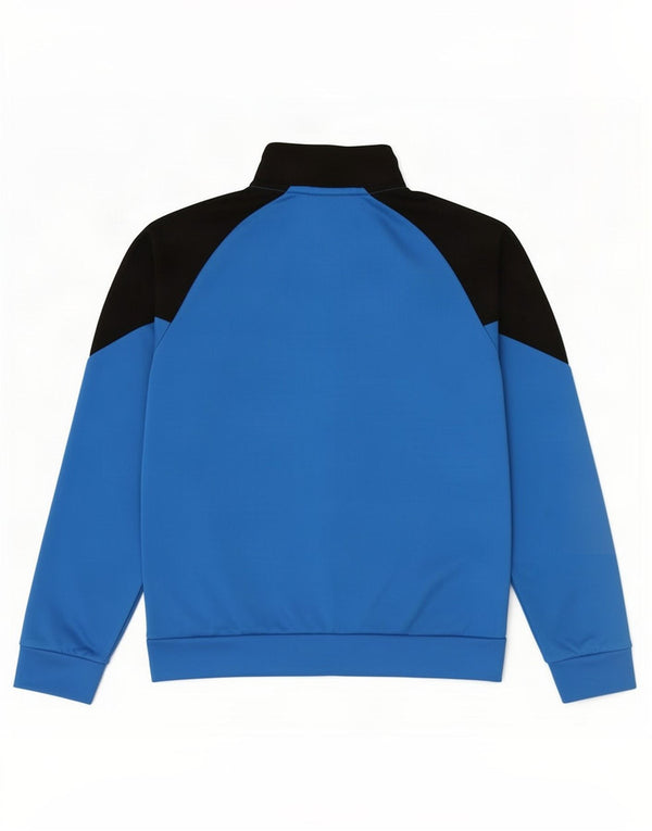 Puma Chaqueta de chándal gráfica para niños 9-10 años Azul Colorblock