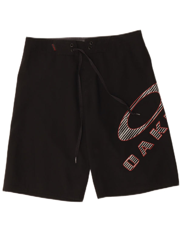 Oakley Mens Graphic Swimming Shorts Medium Black