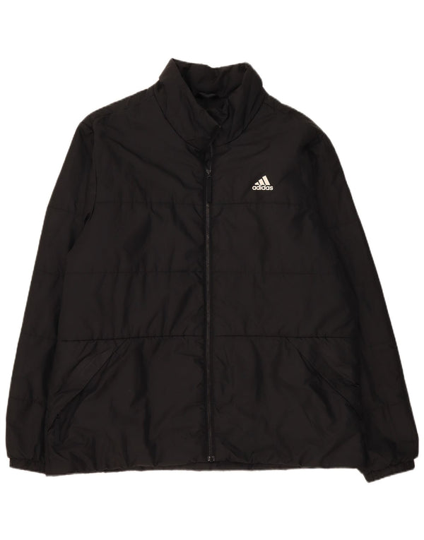 Adidas Chaqueta acolchada para hombre ES 42 XL Poliéster negro