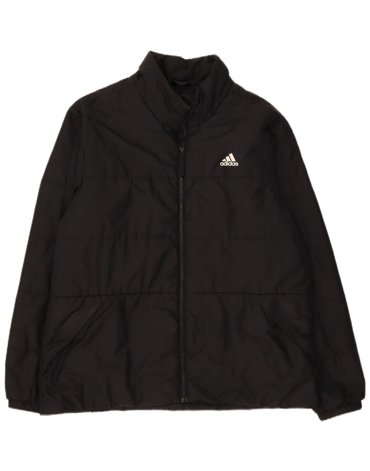 Adidas Chaqueta acolchada para hombre ES 42 XL Poliéster negro