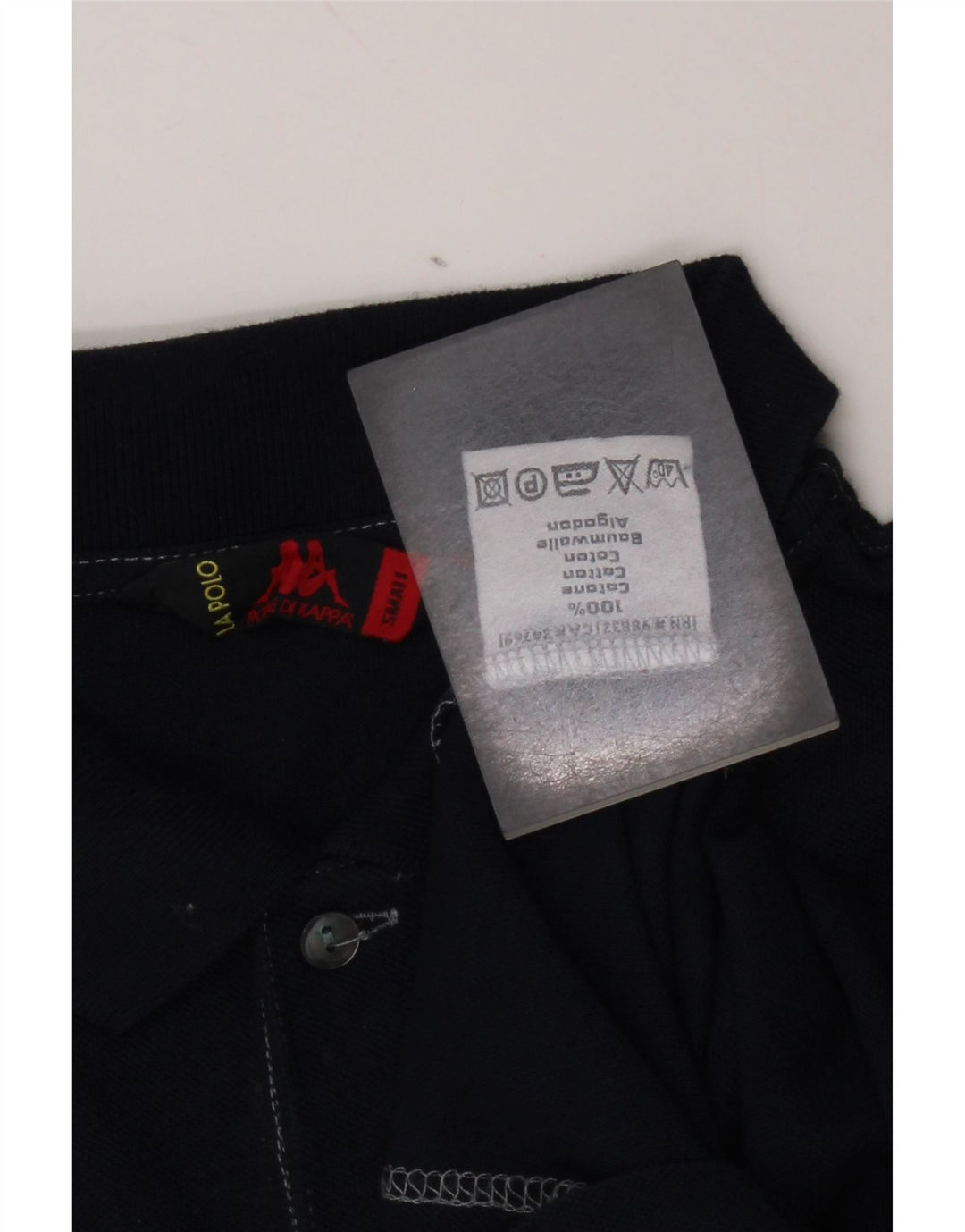 Kappa Polo Hombre Small Azul Marino Algodón