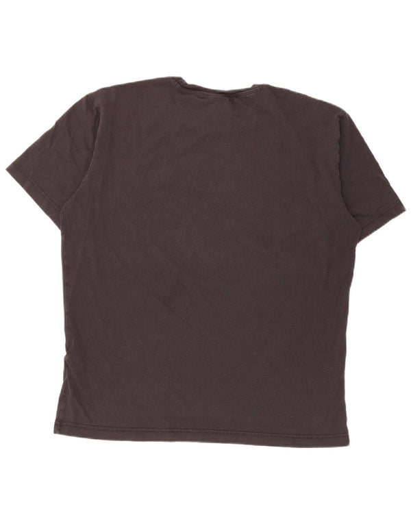 Champion Camiseta gráfica para mujer Top UK 46 Large Black Cotton