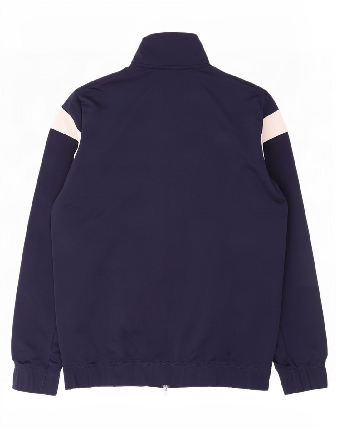Puma Chaqueta superior de chándal para hombre Poliéster color block azul marino mediano
