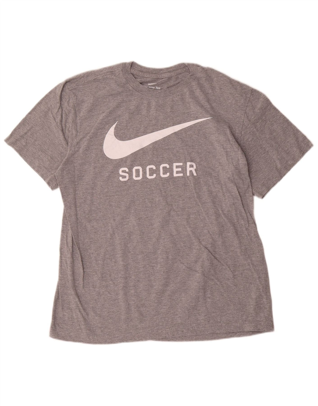 Nike - Camiseta gráfica para hombre, talla grande, algodón gris