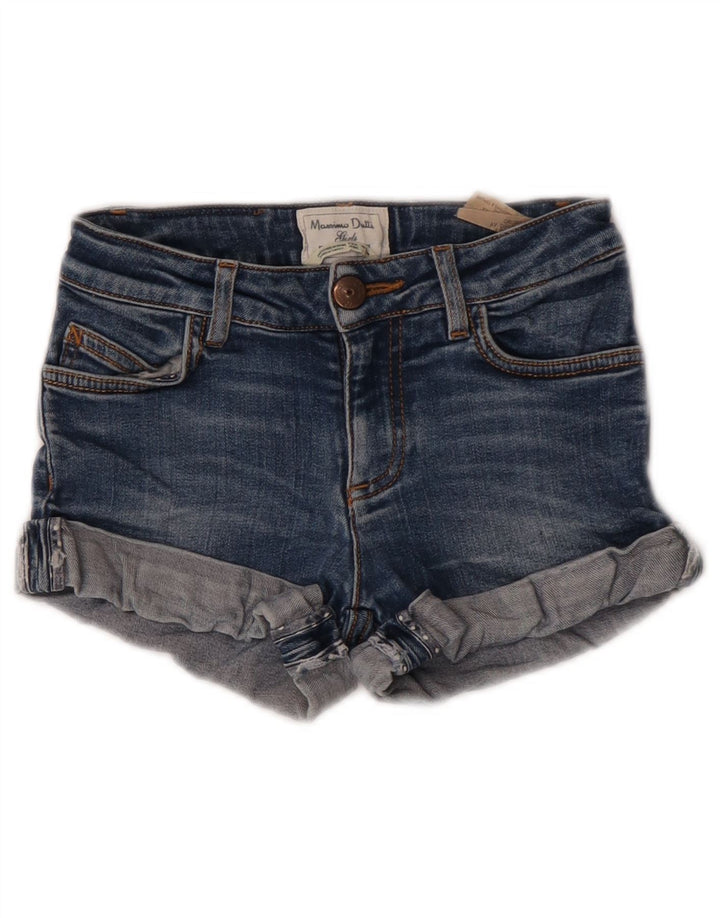 Massimo Dutti Shorts Vaqueros Niña 5-6 Años W22 Azul Algodón