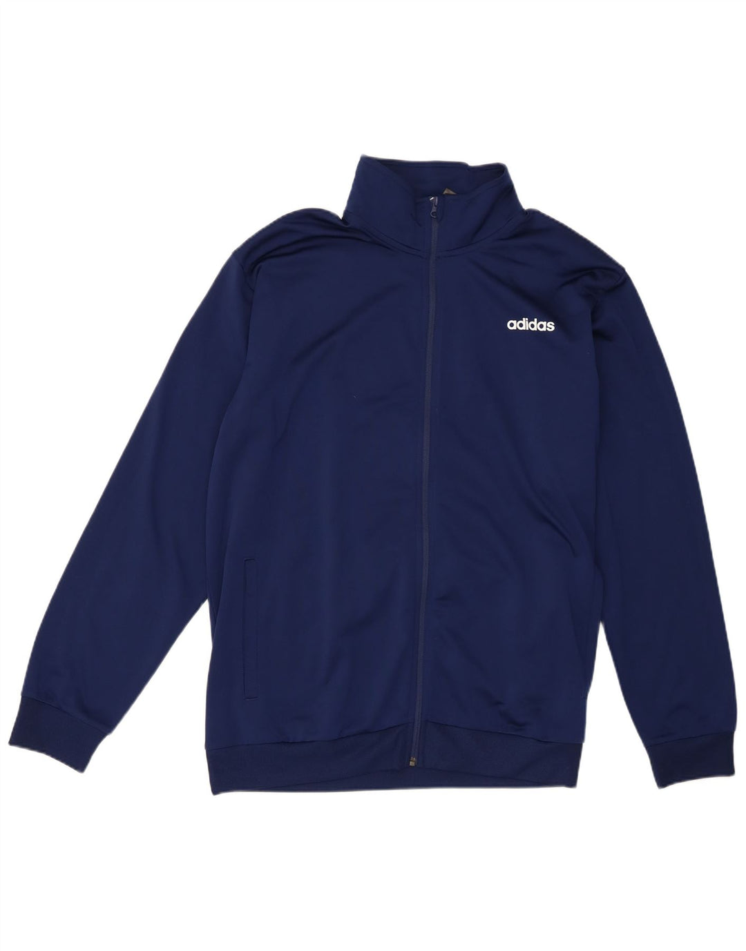 Adidas Hombre Chándal Top Chaqueta XL Azul Marino Poliéster