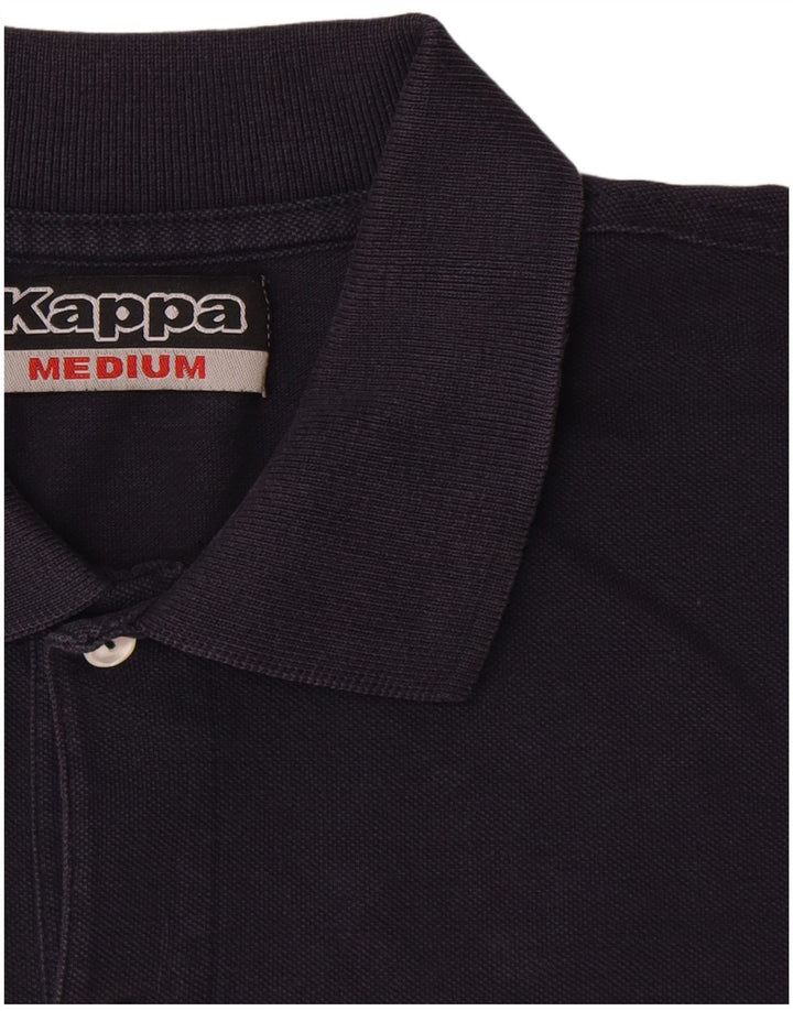 Polo Kappa Hombre Algodón Azul Marino Mediano