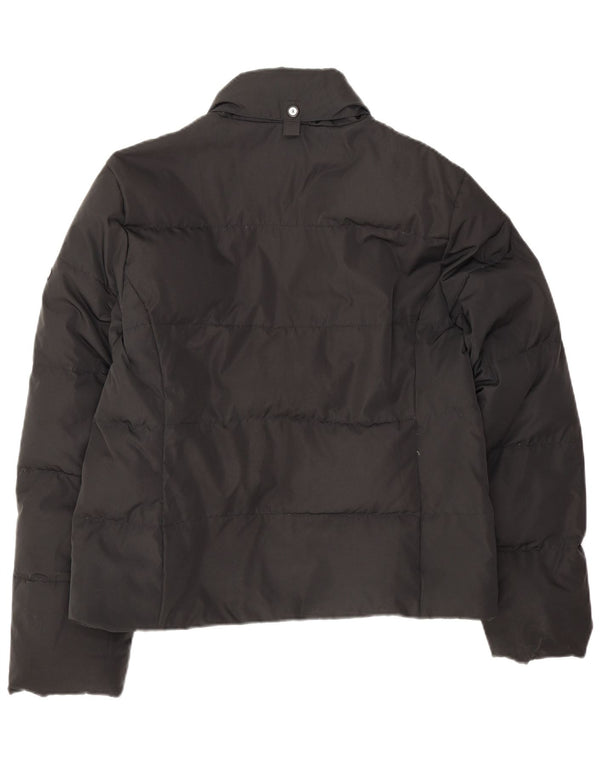 Champion Chaqueta Acolchada Con Capucha Para Mujer UK 46 Large Black