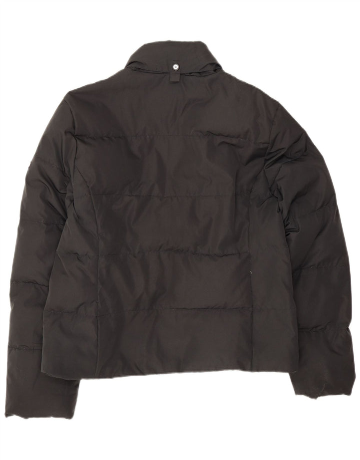 Champion Chaqueta Acolchada Con Capucha Para Mujer UK 46 Large Black