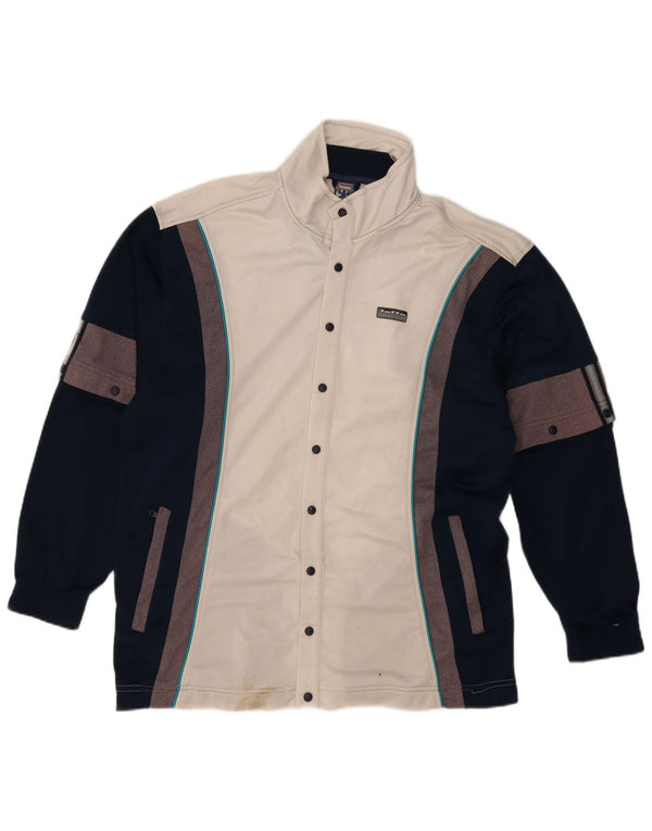 LOTTO Chaqueta de chándal para hombre UK 44/46 2XL Poliéster color block blanco