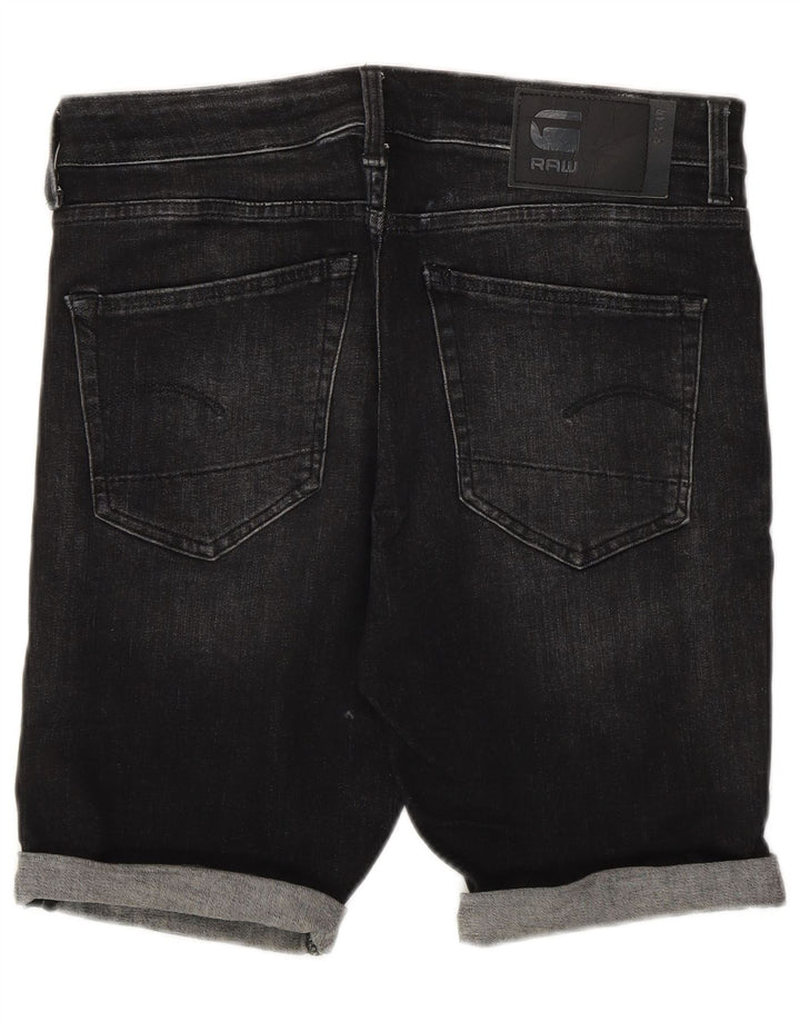 Pantalones cortos vaqueros G-Star para hombre W31 Algodón negro mediano