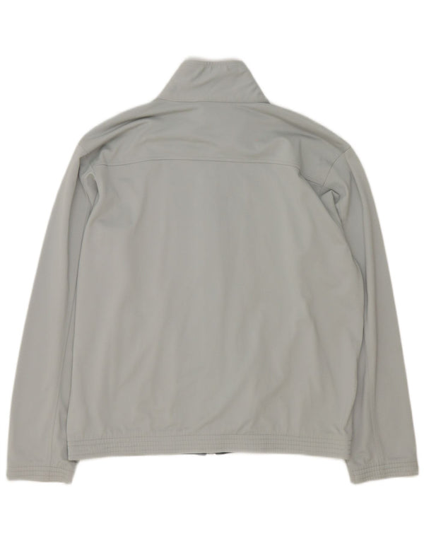 Champion Mens Tracksuit Top Jacket Medium Grey Polyester