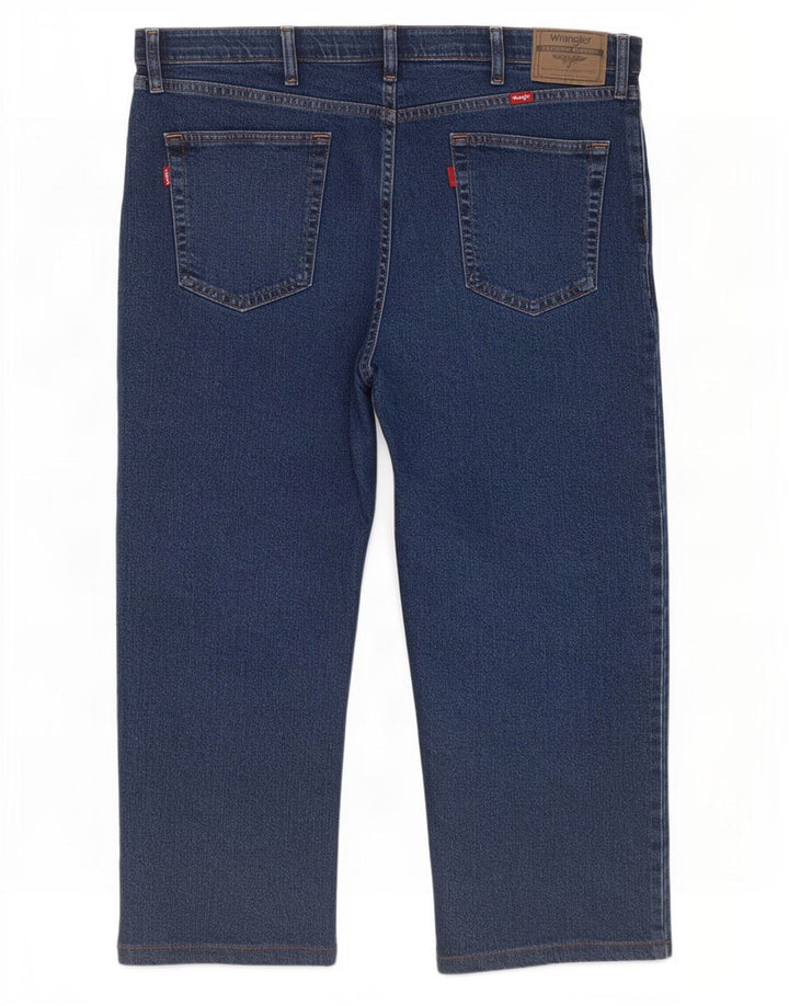 Wrangler Jeans Capri de corte regular para hombre W40 L23 Algodón azul marino
