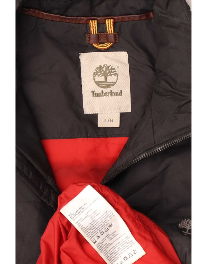 Timberland Chaleco acolchado para hombre Reino Unido 40 Grande Poliéster negro