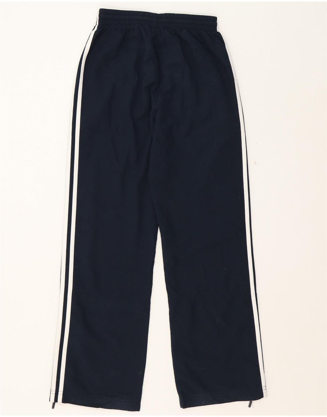 ADIDAS Boys Tracksuit Trousers 11-12 Years Navy Blue Polyester Vintage Adidas and Second-Hand Adidas from Messina Hembry 
