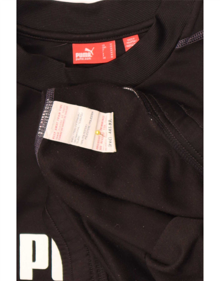 Puma Hombre Sudadera Gráfica Jumper Medium Negro Poliéster