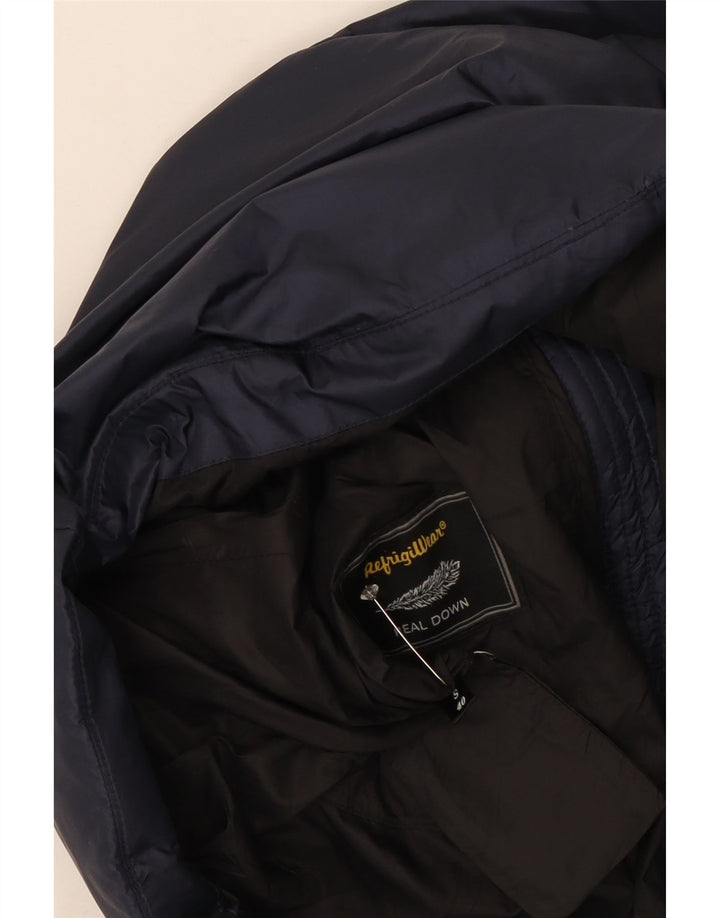 Refrigiwear Chaqueta acolchada con capucha para mujer IT 40 Small Azul marino