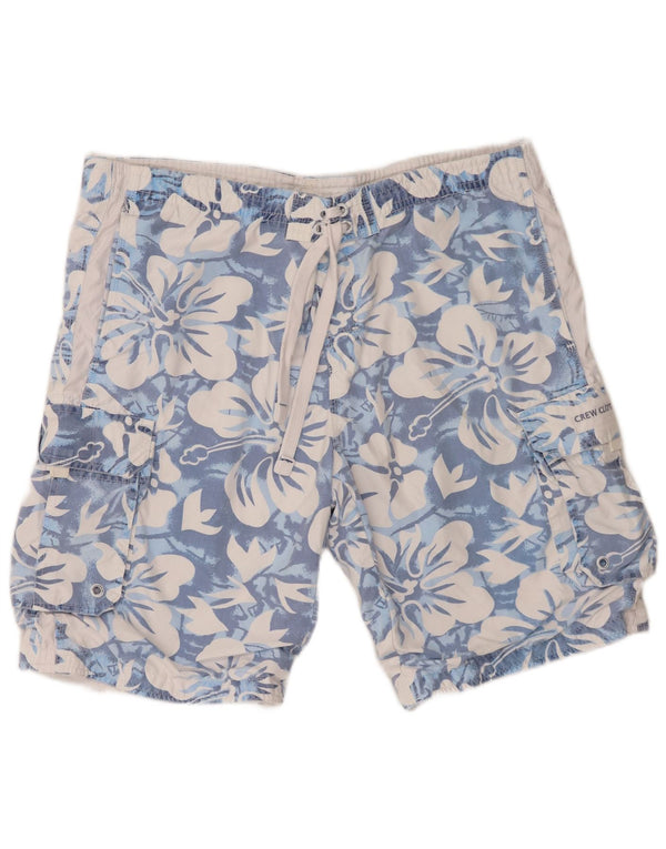 Crew Clothing Bañador para hombre XL W38 Poliéster floral azul