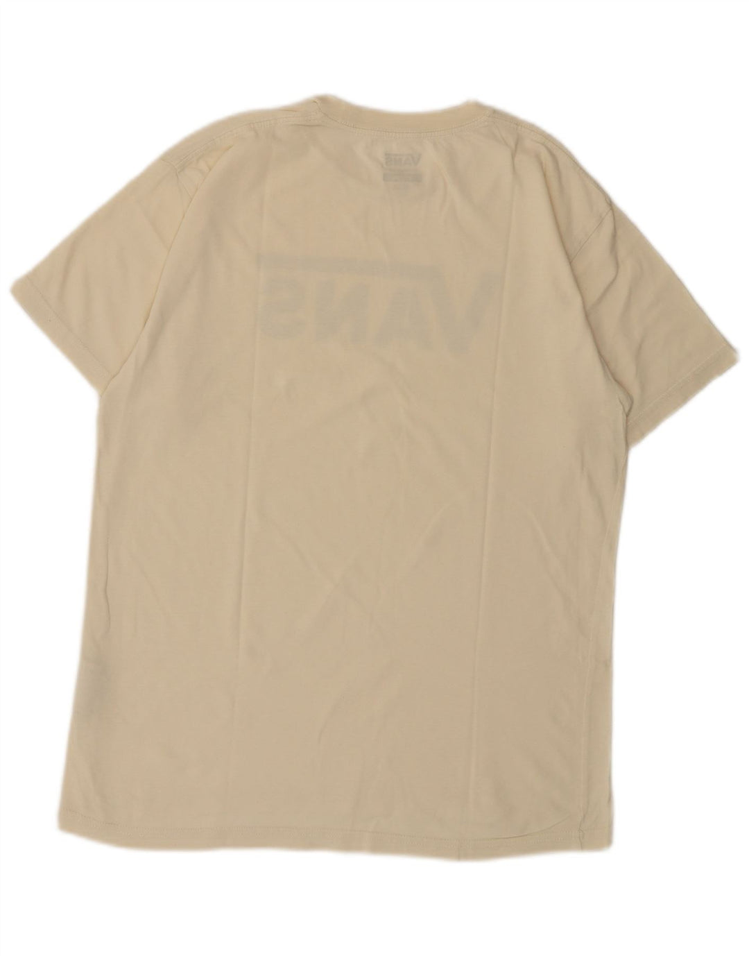 Vans Camiseta con gráfico de ajuste clásico para hombre Top mediano de algodón blanco roto