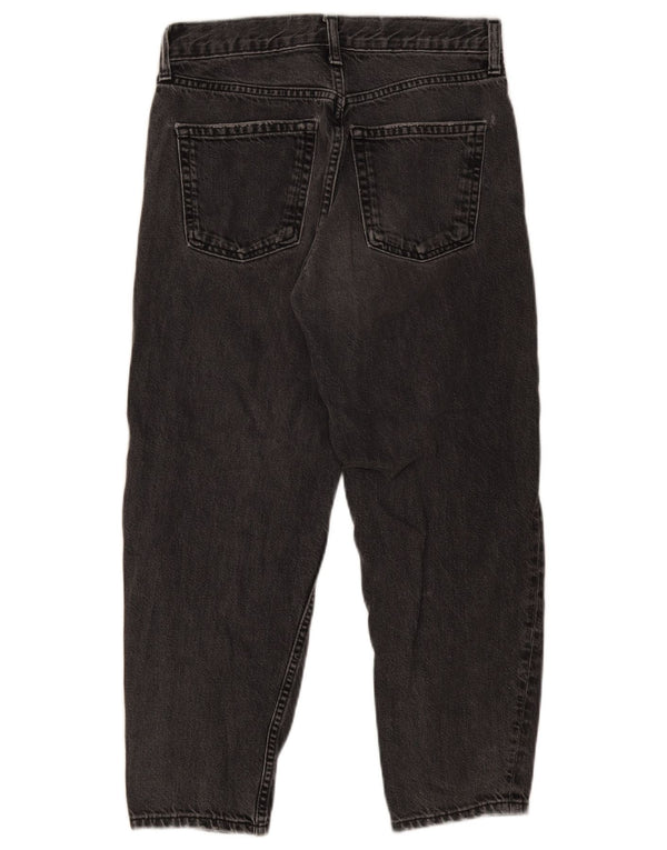 Vaqueros recortados de cintura alta para mujer Gap W26 L24 Algodón gris