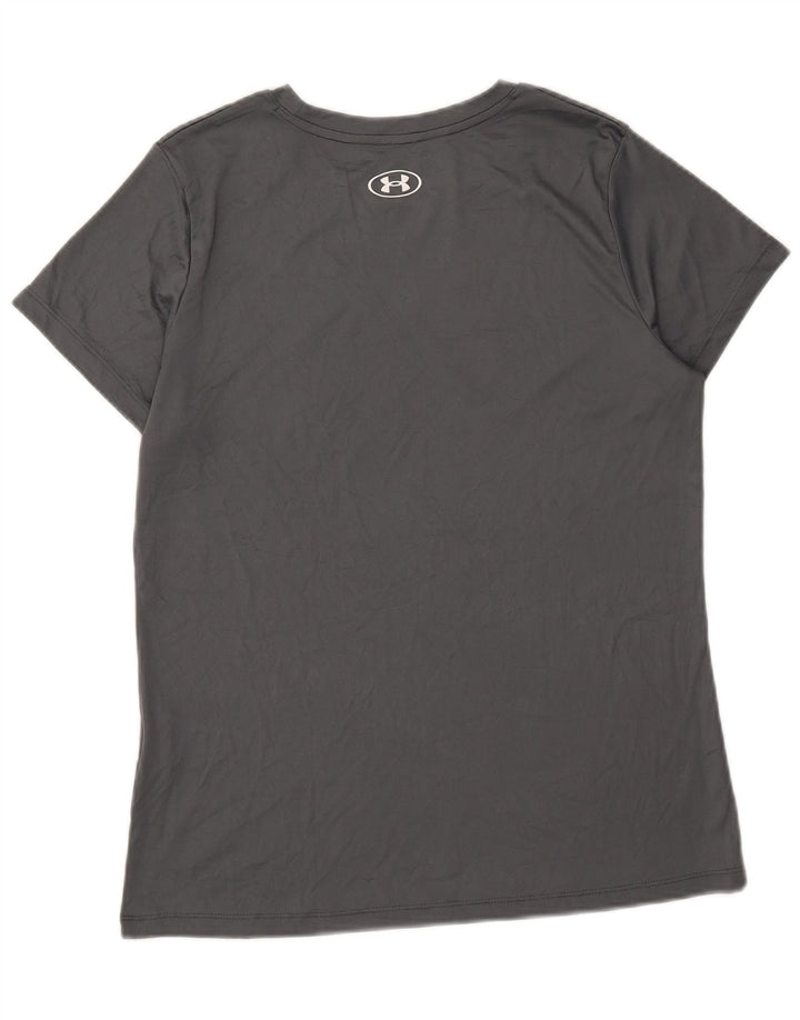 Under Armour Camiseta gráfica para hombre Top Poliéster gris medio