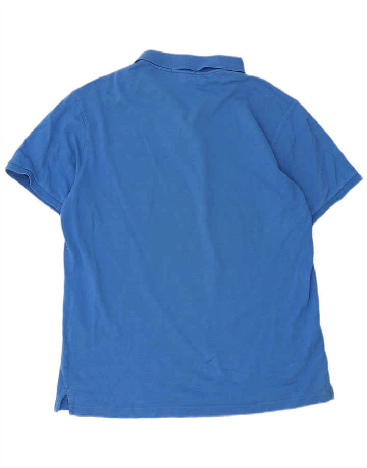 Gant Polo Hombre Grande Azul Algodón