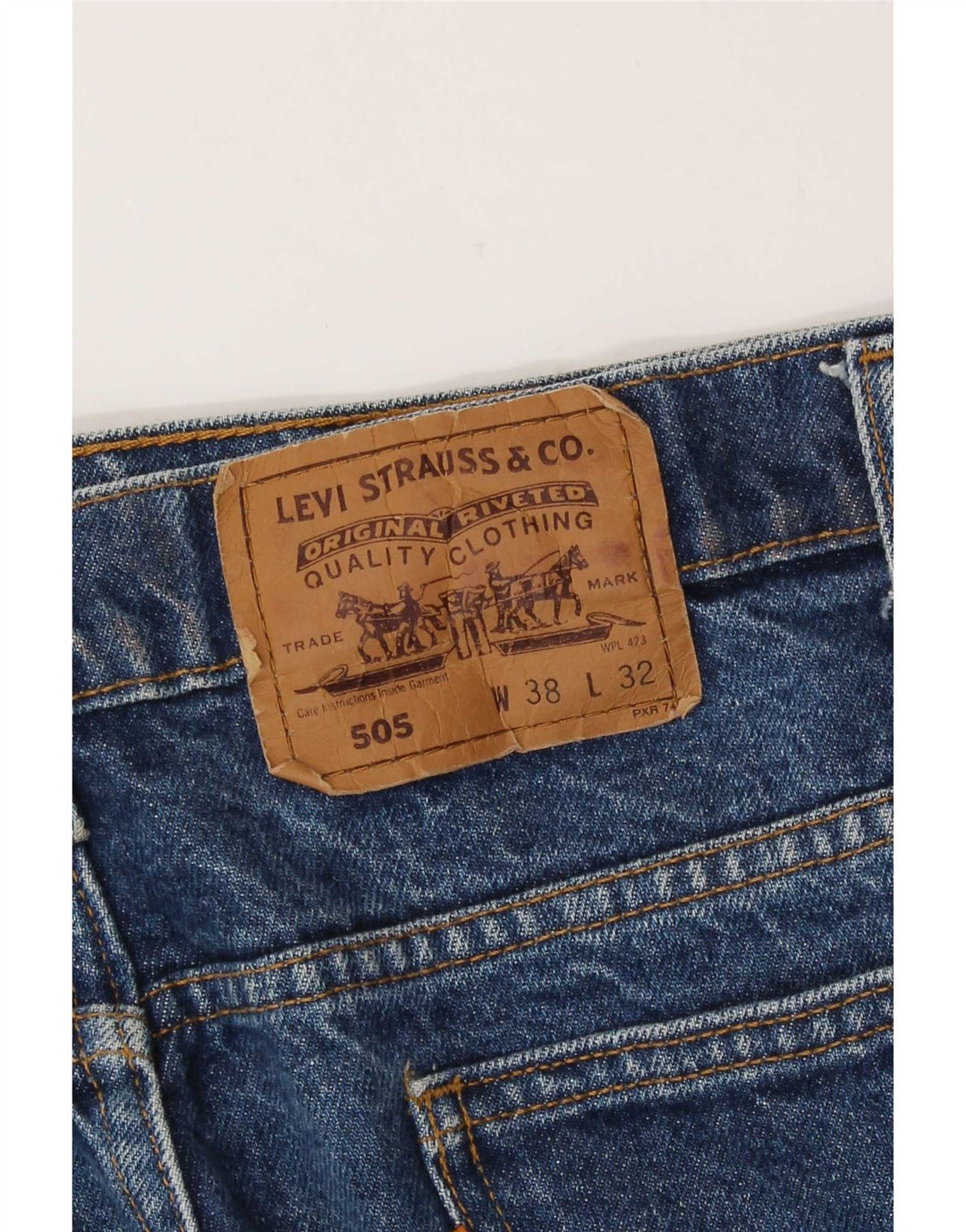 Levi's Hombre 505 Vaqueros Rectos W38 L30 Azul