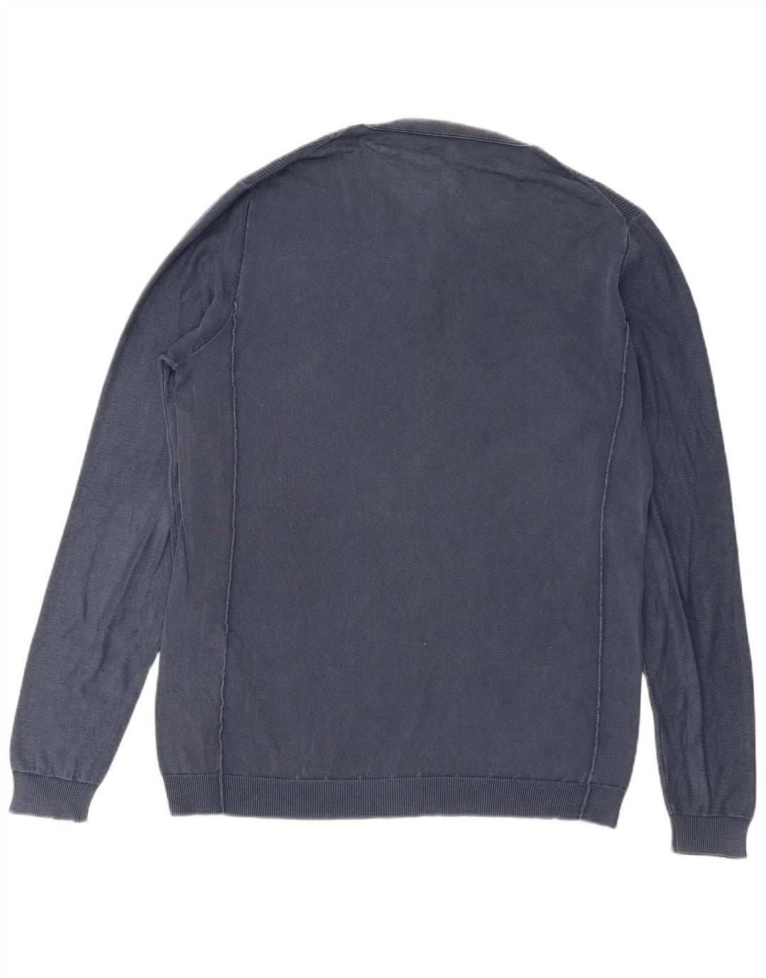 Gas Hombre Cuello Redondo Jersey Jersey XL Algodón Azul