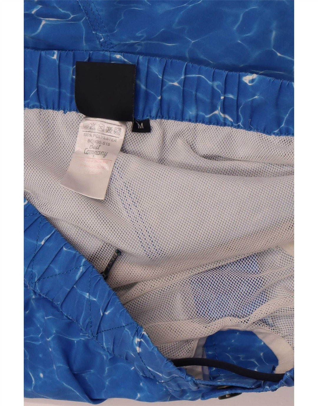 Bañador para hombre Best Company Azul medio Tie Dye Poliéster