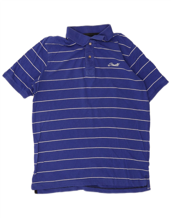Polo O'Neill Hombre De Algodón A Rayas Azul Medio