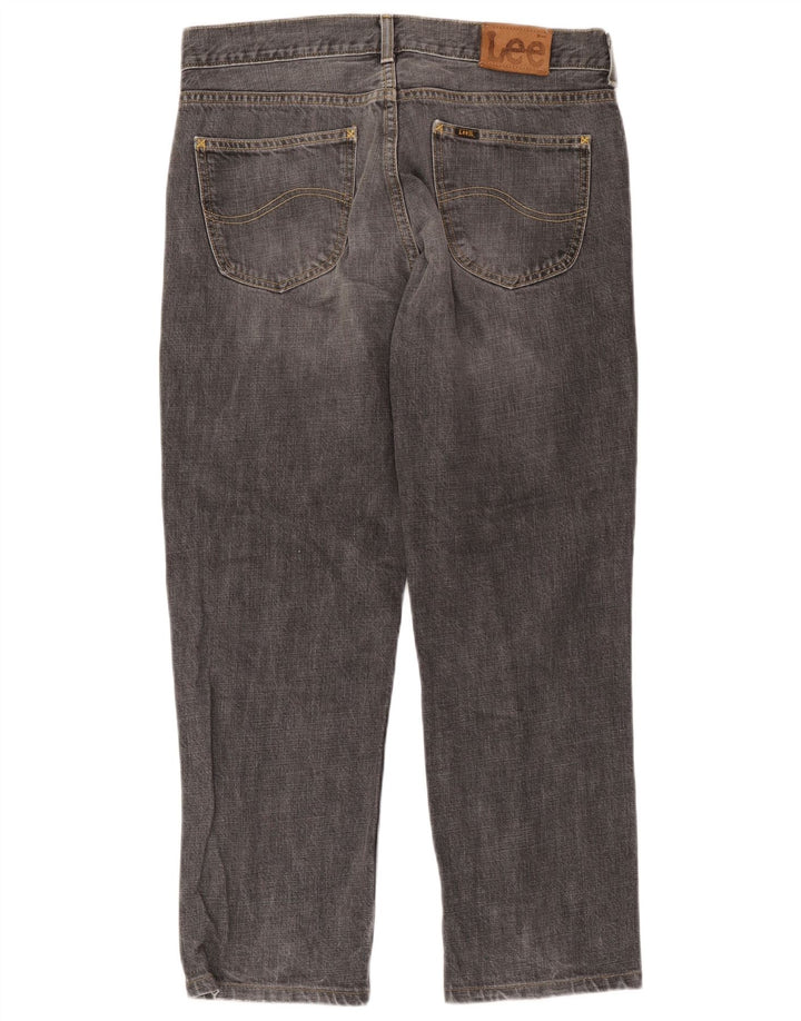 Lee Vaqueros Rectos Seattle para Hombre W36 L28 Algodón Gris