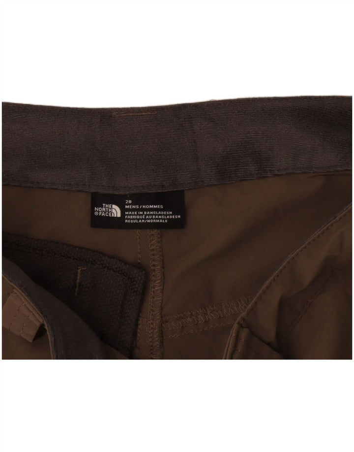 The North Face Pantalones cortos cargo para hombre W28 Small Brown Nylon