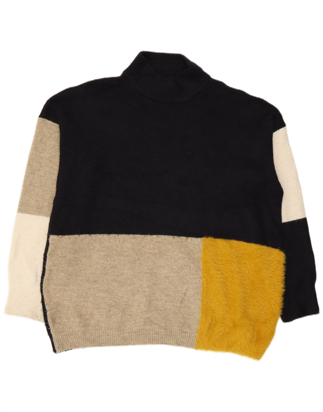 Marks & Spencer Jersey con cuello alto para hombre, talla grande, color azul marino