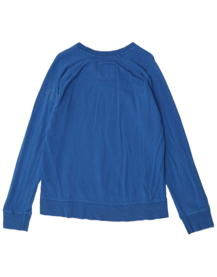 Crew Clothing Sudadera para mujer Jumper UK 12 Algodón azul medio