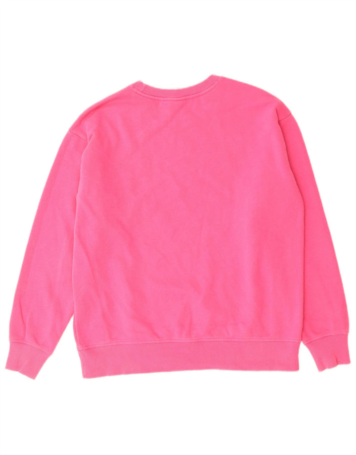 Champion Sudadera extragrande para mujer, talla 10, algodón rosa pequeño