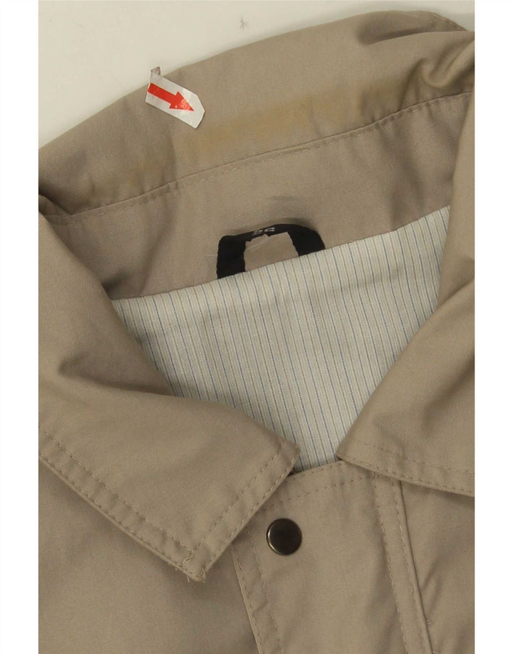C & A Chaqueta Bomber para Hombre UK 40 Grande Poliéster Gris