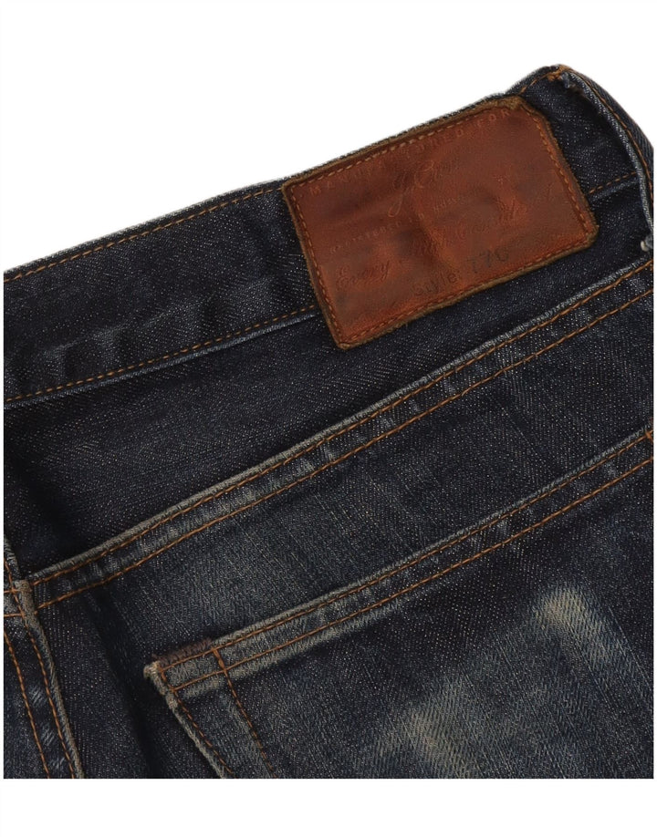 J. CREW Vaqueros rectos 770 para hombre W34 L30 Azul marino