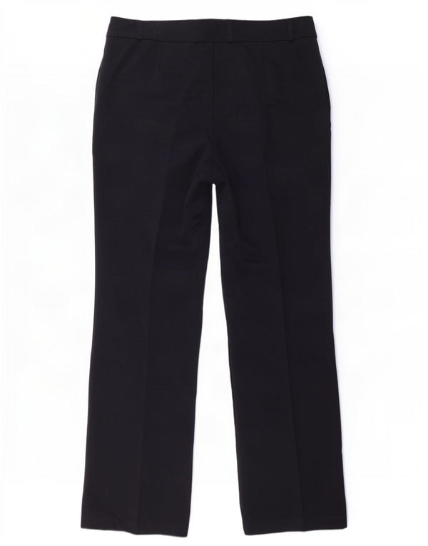 Marks & Spencer Pantalones casuales para mujer UK 12 Medium W32 L30 Azul marino