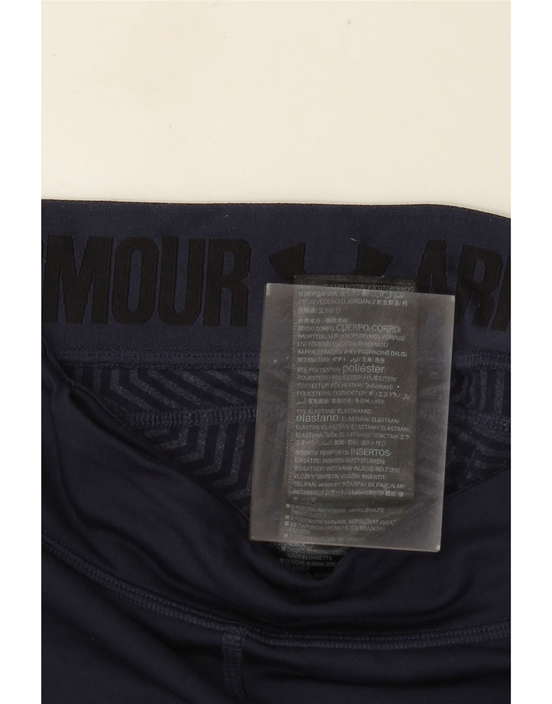 Under Armour Leggings para mujer UK 4 XS Azul marino Colorblock Poliéster