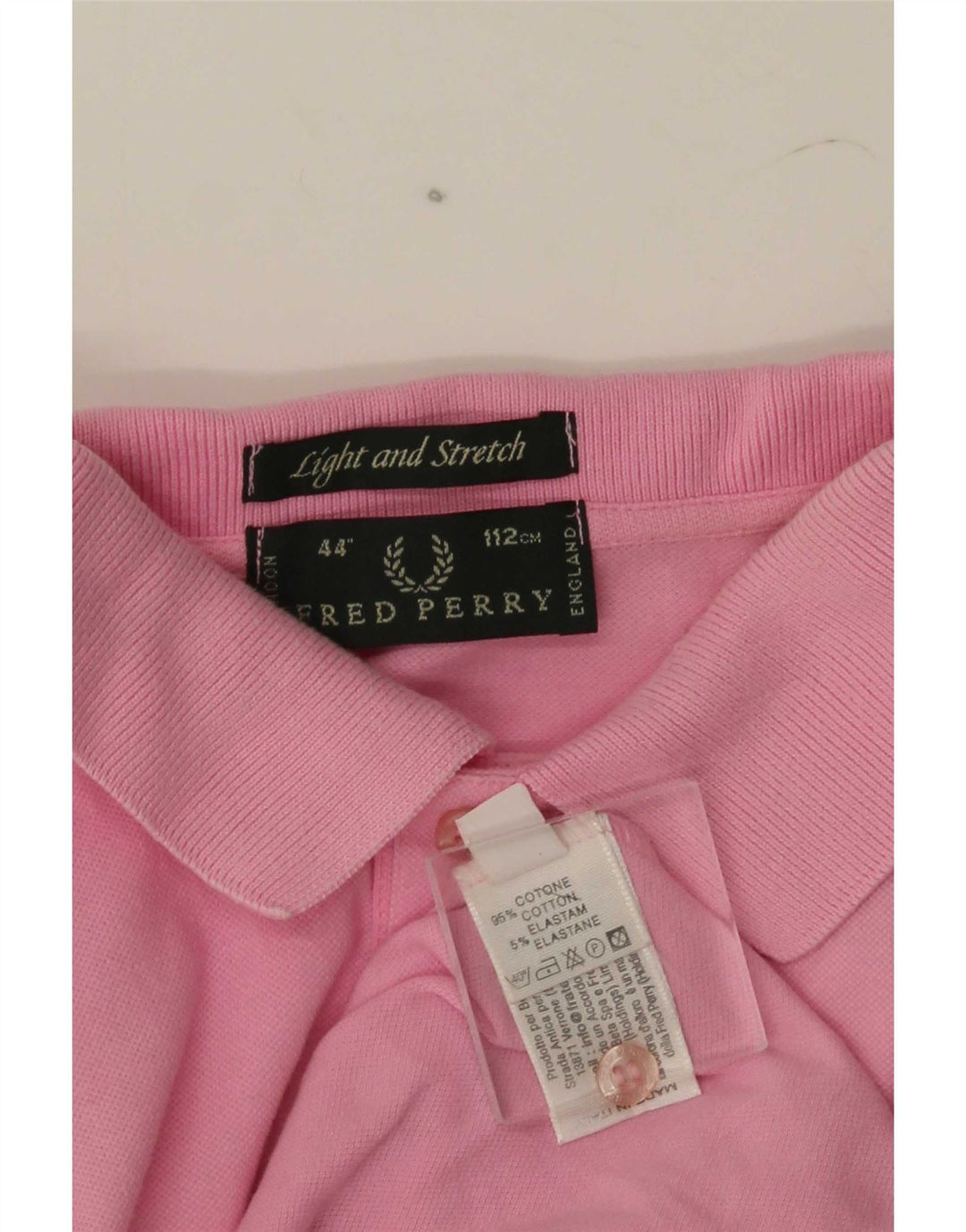 Polo Fred Perry Hombre Algodón Rosa Medio