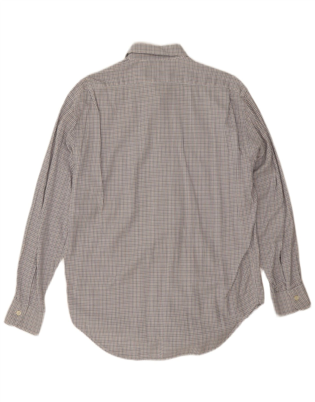 Henry Cottons Camisa para hombre Talla 39 15 1/2 Gingham gris medio
