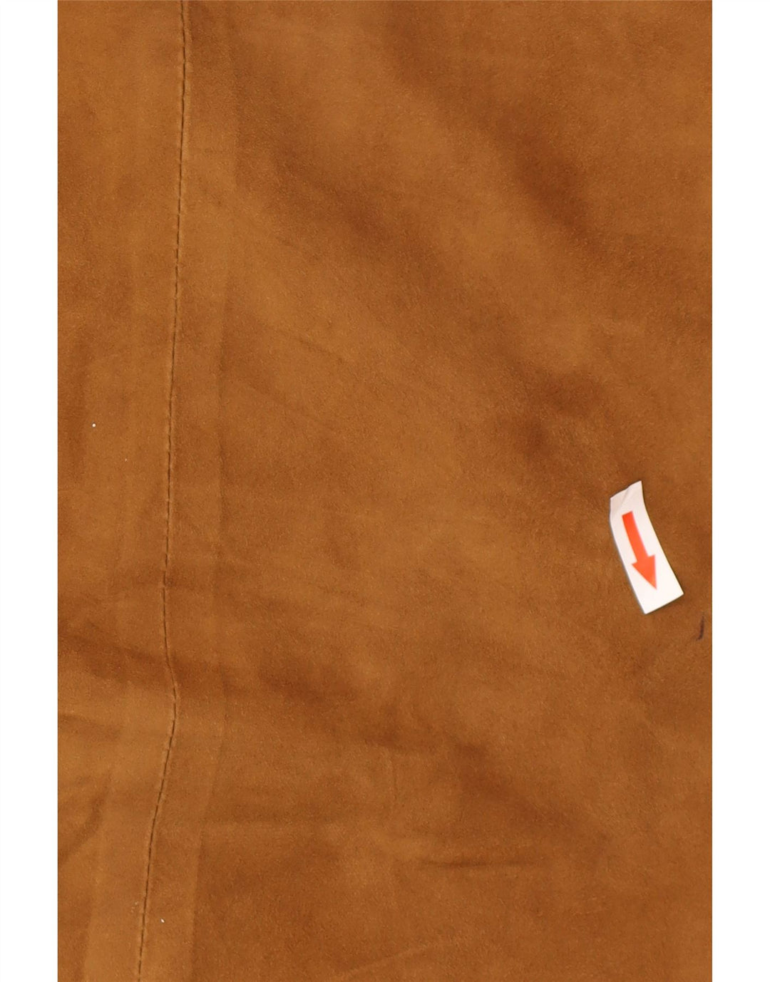 Vintage mujer abrigo de ante de gran tamaño IT 50 XL cuero marrón