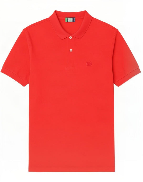 Sergio Tacchini Polo para hombre grande rojo