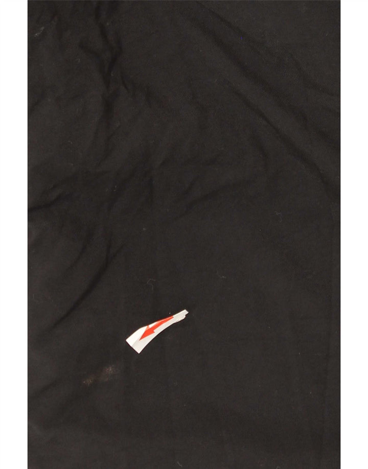 Chaqueta acolchada con capucha y estampado para hombre Nike UK 42/44 Grande Negro Poliéster
