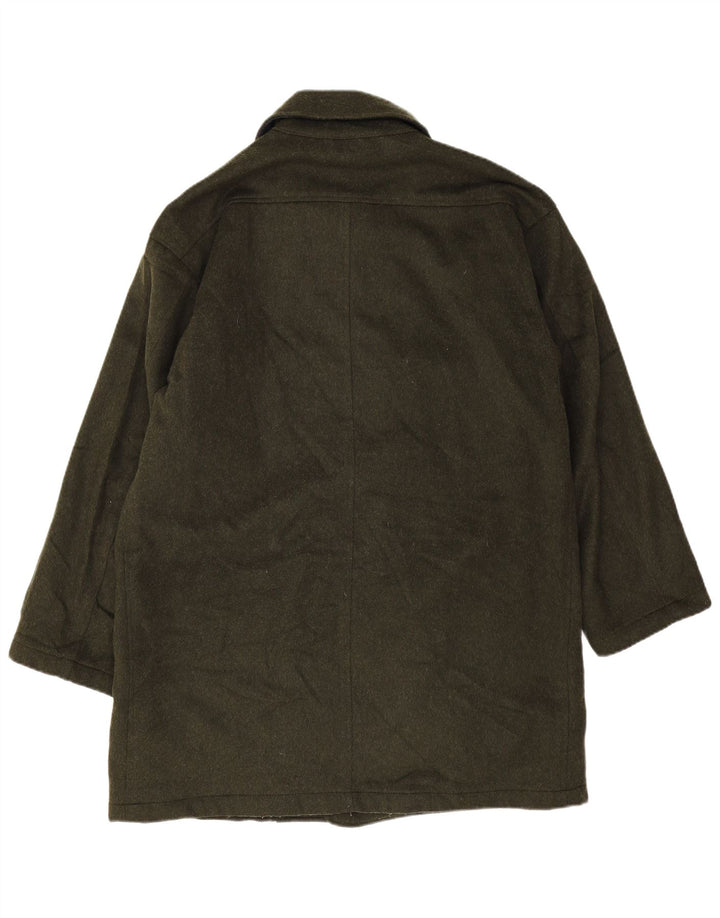 Belfe & Belfe Abrigo para hombre IT 50 Large Lana verde