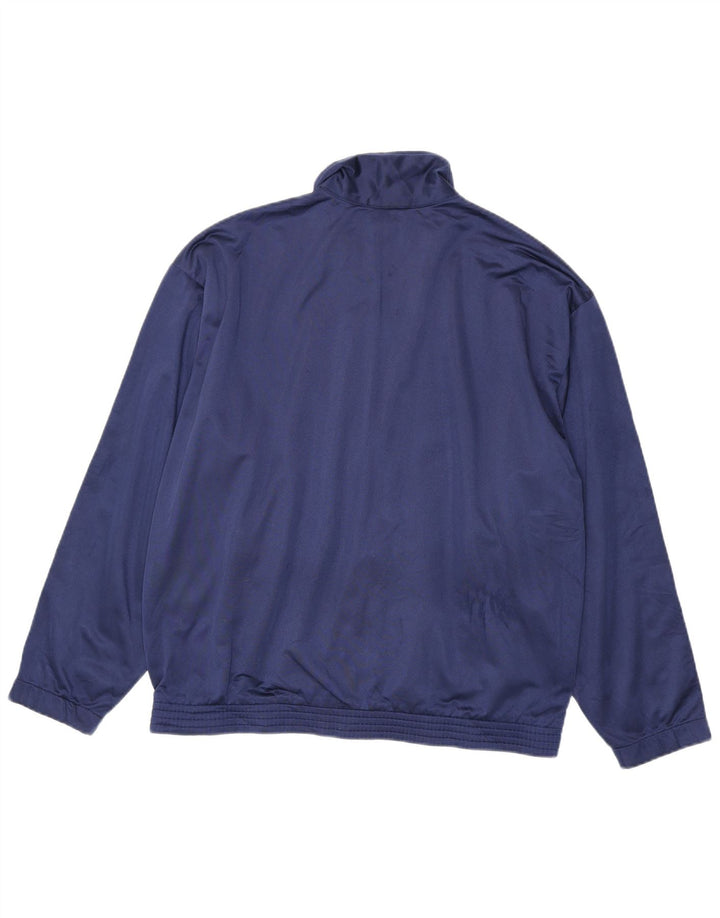 Asics Hombre Graphic Chándal Top Chaqueta XL Azul Marino